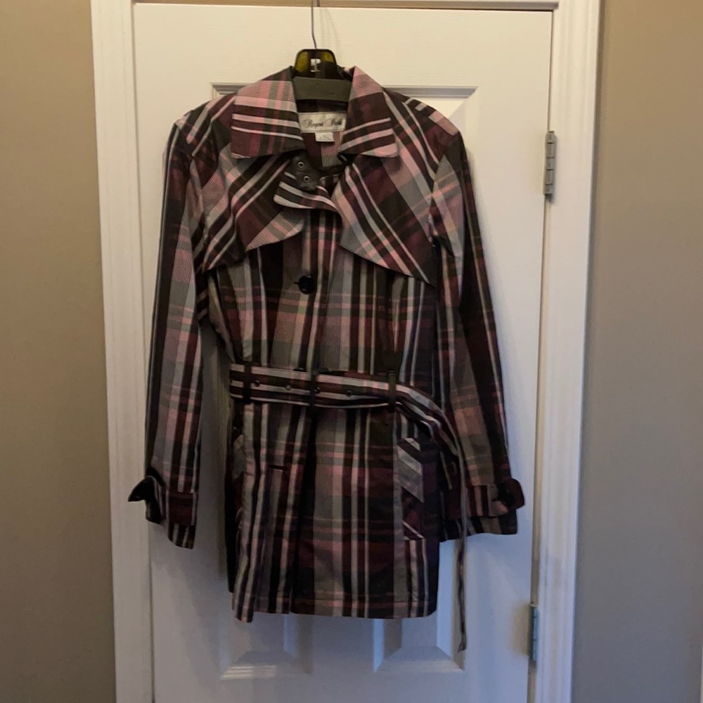Plaid Raincoat